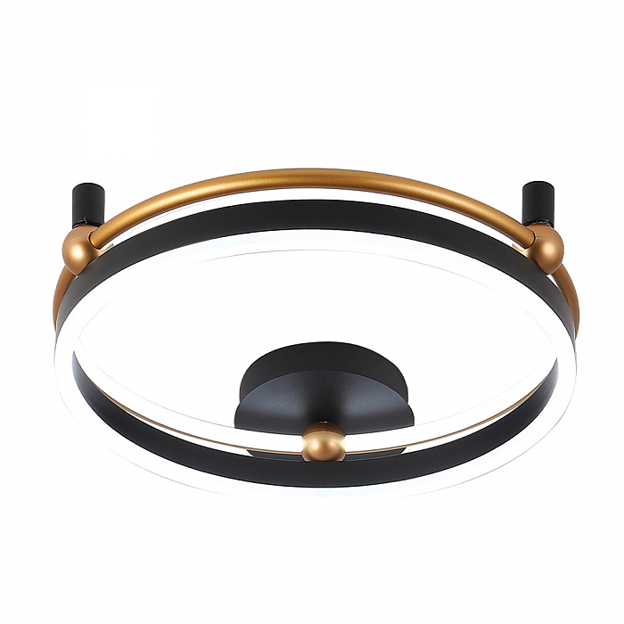 Светильник Crystal Lux FERNANDO PL48W LED BLACK/GOLD